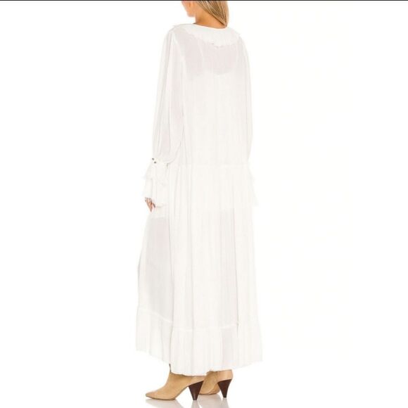 NWT FREE PEOPLE Sweet Darlin Maxi Dress Ivory M - Picture 6 of 10